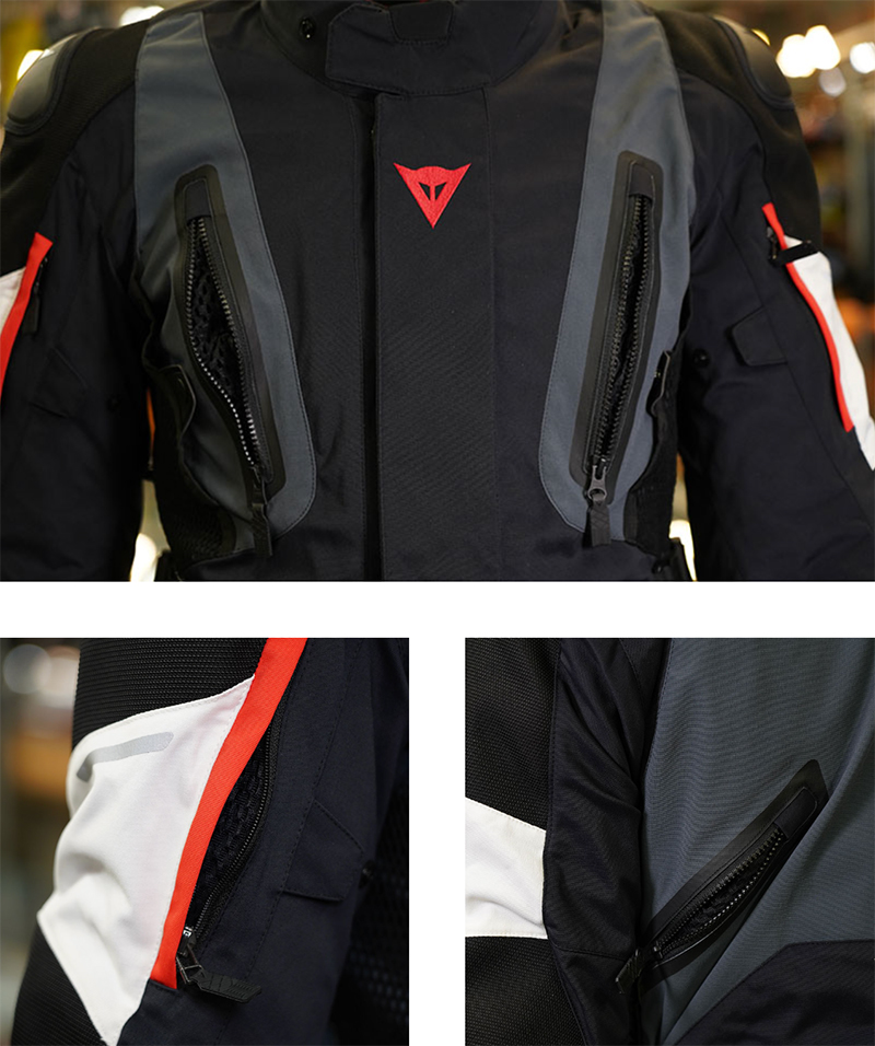 Dainese Carve Master 4 GTX jacket venting detail
